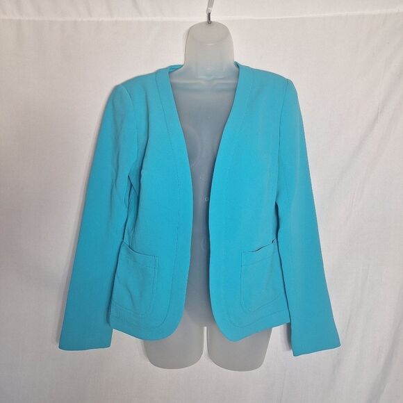 Trina Turk Womens Blazer Classic Modley Career Officecore Preppy Bridal Sz 8 - Picture 4 of 14